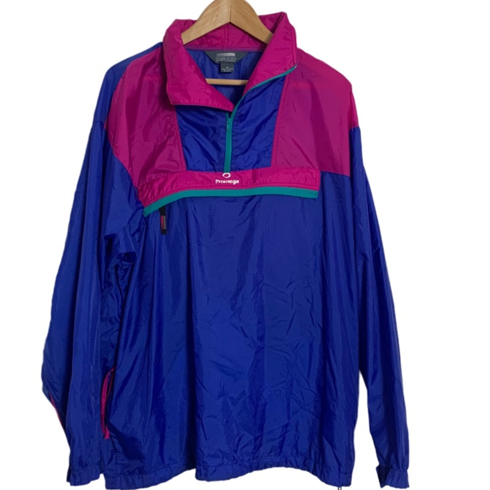 Sierra Sport Promega 1/4 Zip Ladies Pullover Rain Windbreaker Sz M